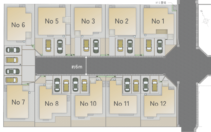 販売区画（全10棟）